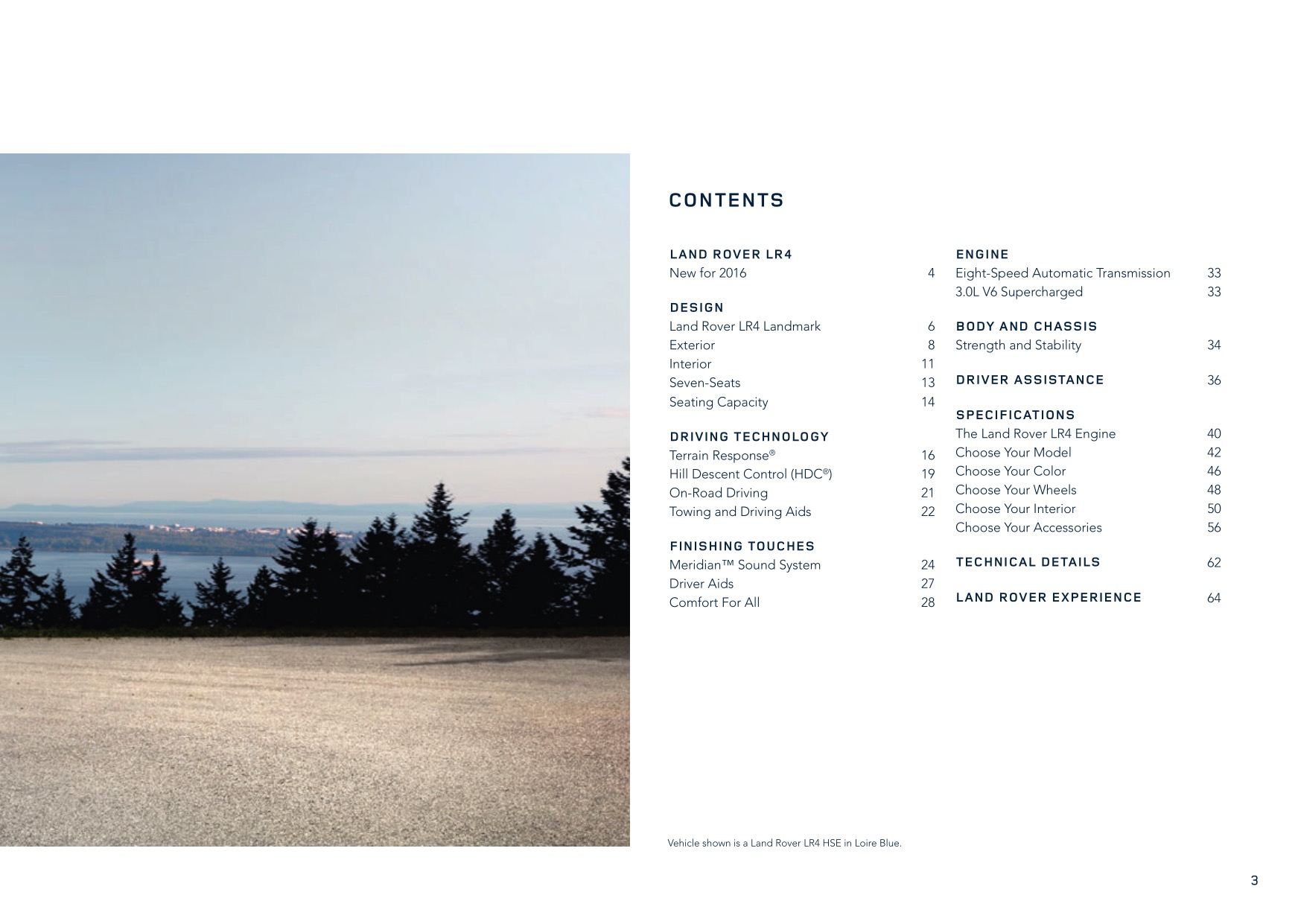 2016 Land Rover LR4 Brochure Page 1